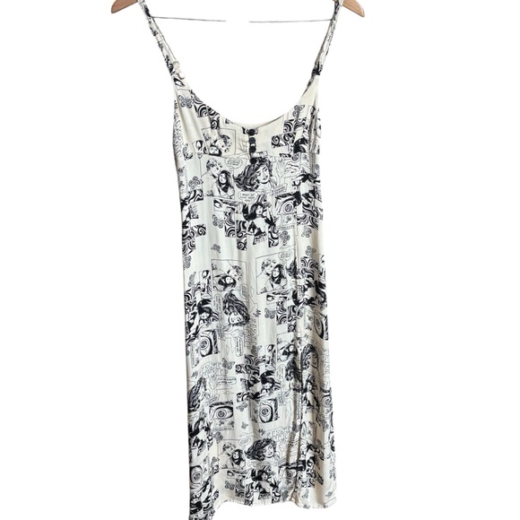 Urban Outfitters Dresses & Skirts - Urban Outfitters Comic Strip Spaghetti Strap Slit Dress, XS